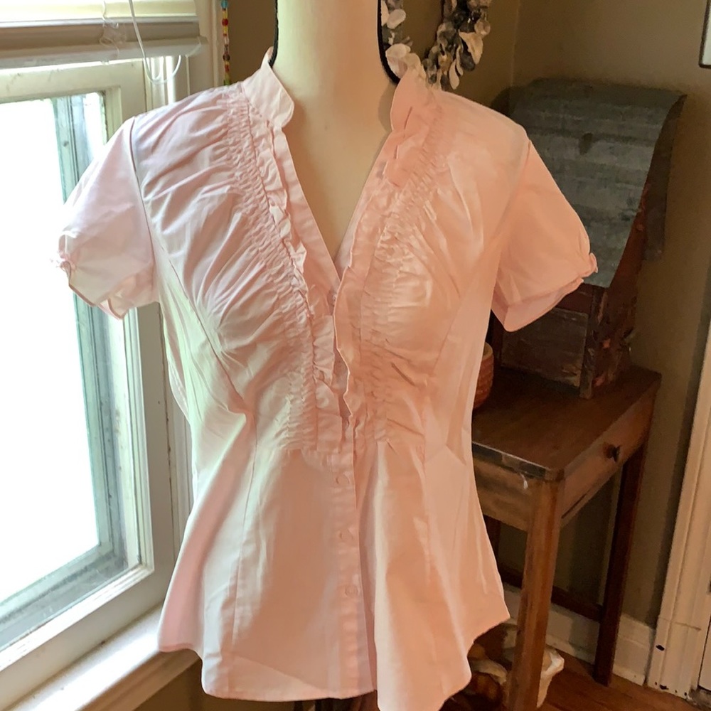 Adorable pleated top